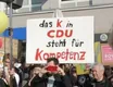 Das K in CDU steht für Kompetenz