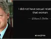 Blowjob Clinton (Left Democrats) - I did not have sexual relations with that woman ;D