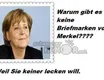 Merkel (CDU) Briefmarke