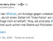 Linke Realsatire - ``Polizeiproblem´´