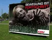 Bewegung ist Fortschritt  - CDU - Angela Merkel