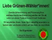 Liebe Grünen