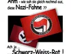 Nationalsozialisten vs Internationalsozialisten - Fahne Antifa