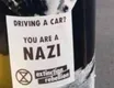 Realsatire Extinction Rebellion - Car = Nazi