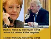 Merkel (CDU) und Trump