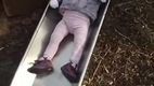 Extremes Rutschen