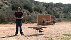 Prototype Quadrotor with Machine Gun!