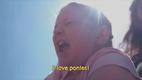 Scared Girl on Rollercoaster Loves Ponies and Unicorns