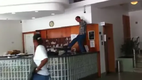 Caught On Tape Angry Man With No Arms Destroys Hotel Lobby